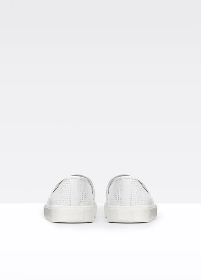 Vince Sneakers Women Perforated Leather Blair Sneaker White