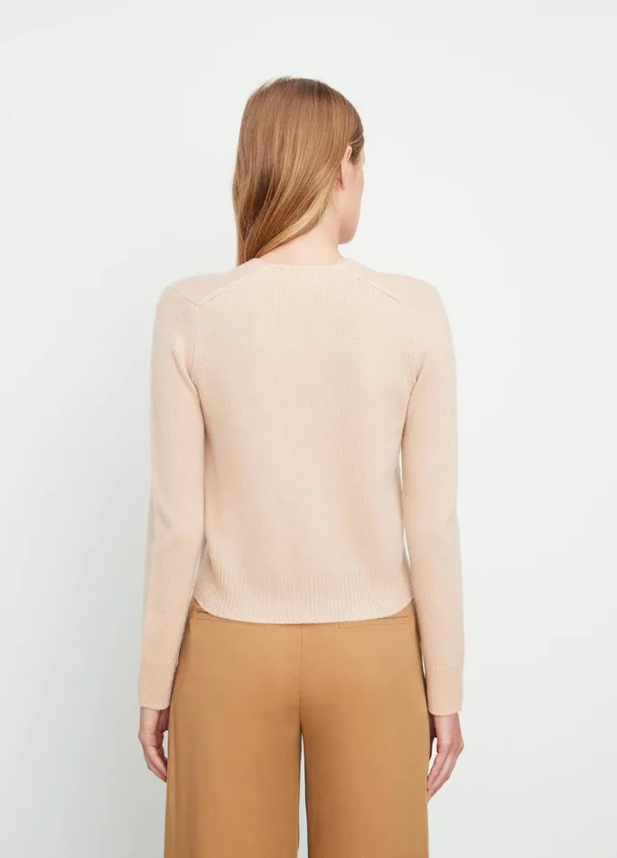 Vince Sweaters Women Cashmere FlatPlacket Cardigan Praline