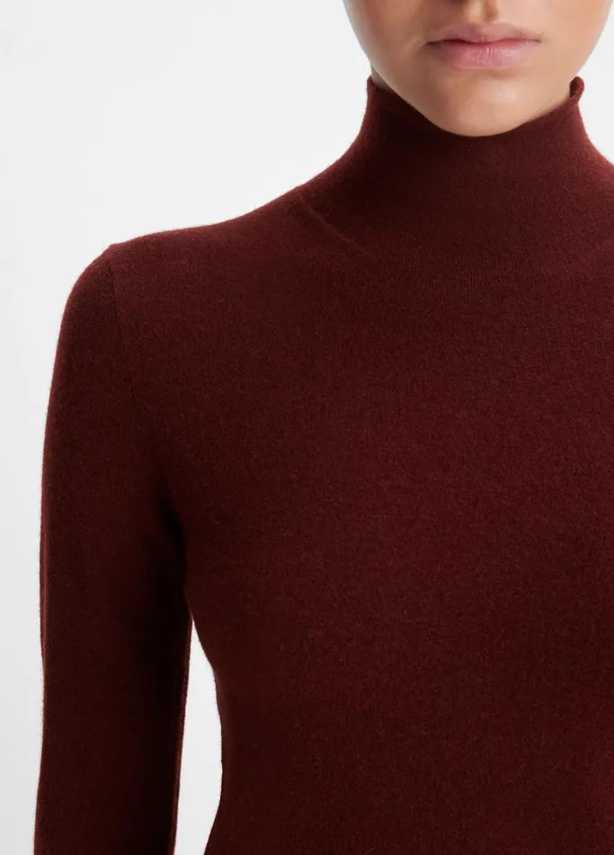 Vince Sweaters Women WoolBlend Slim Turtleneck Sweater Cinnamon Stick