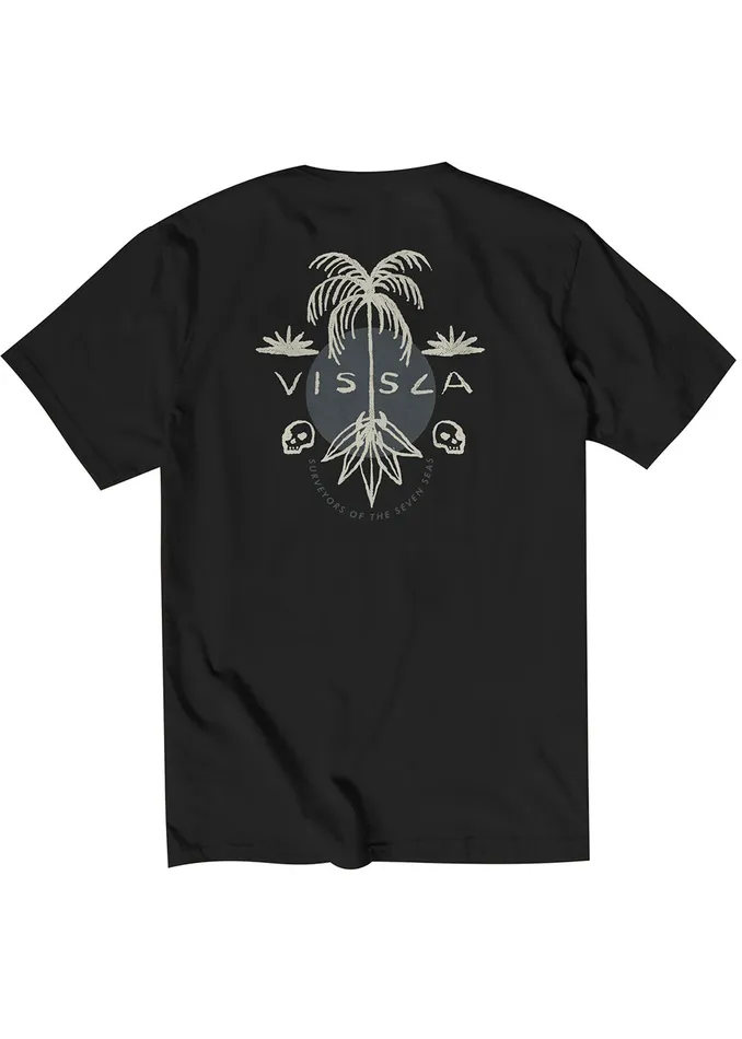 Vissla Above And Below Organic Tee Phantom Men Premium Tees
