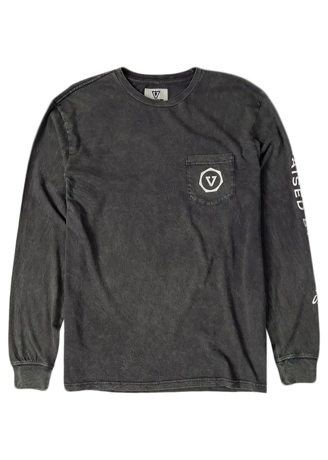 Vissla Mind Melter Ls Pkt Tee Phantom Men Long Sleeve Tees