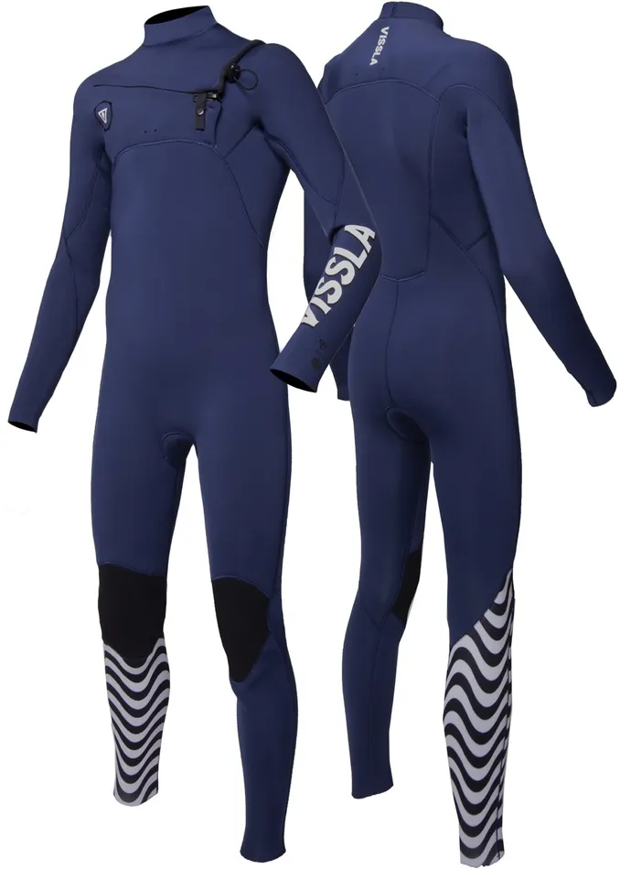 Wetsuits 7 Seas Boys 32 Full Chest Zip Wetsuit Naval Vissla Youth Wetsuits 7 Seas Boys 32 Full Chest Zip Wetsuit Naval Vissla Youth