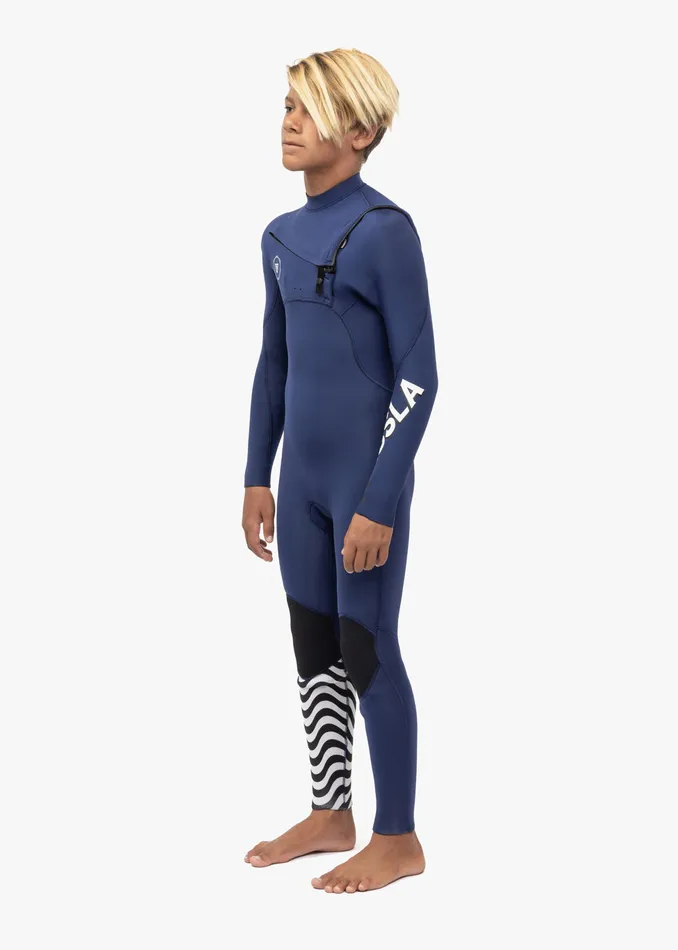 Wetsuits 7 Seas Boys 32 Full Chest Zip Wetsuit Naval Vissla Youth Wetsuits 7 Seas Boys 32 Full Chest Zip Wetsuit Naval Vissla Youth