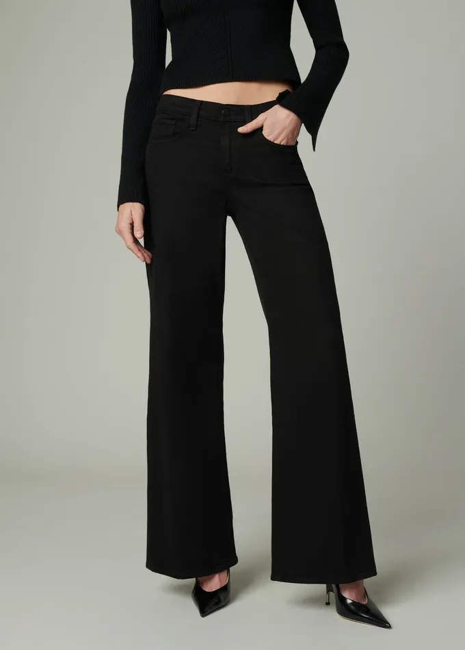 Wide Leg Joe8217s Jeans Women THE LOU LOU Black