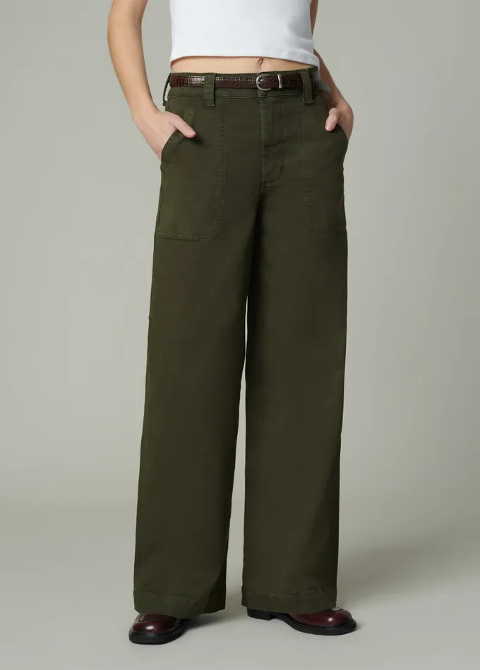 Wide Leg Women THE CHLOE UTILITY WIDE LEG Forest Night Joe8217s Jeans