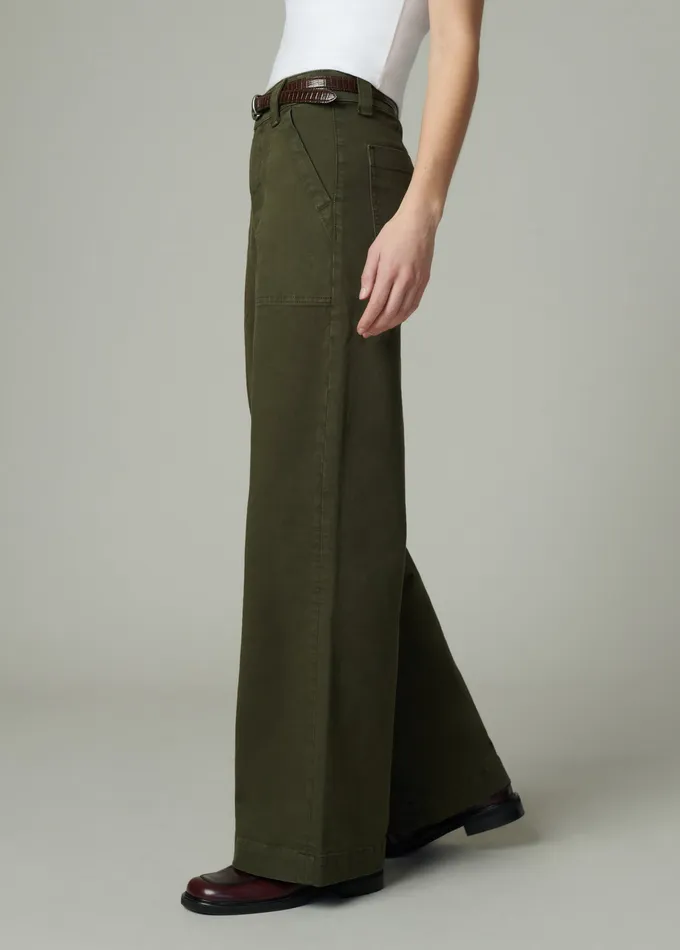 Wide Leg Women THE CHLOE UTILITY WIDE LEG Forest Night Joe8217s Jeans