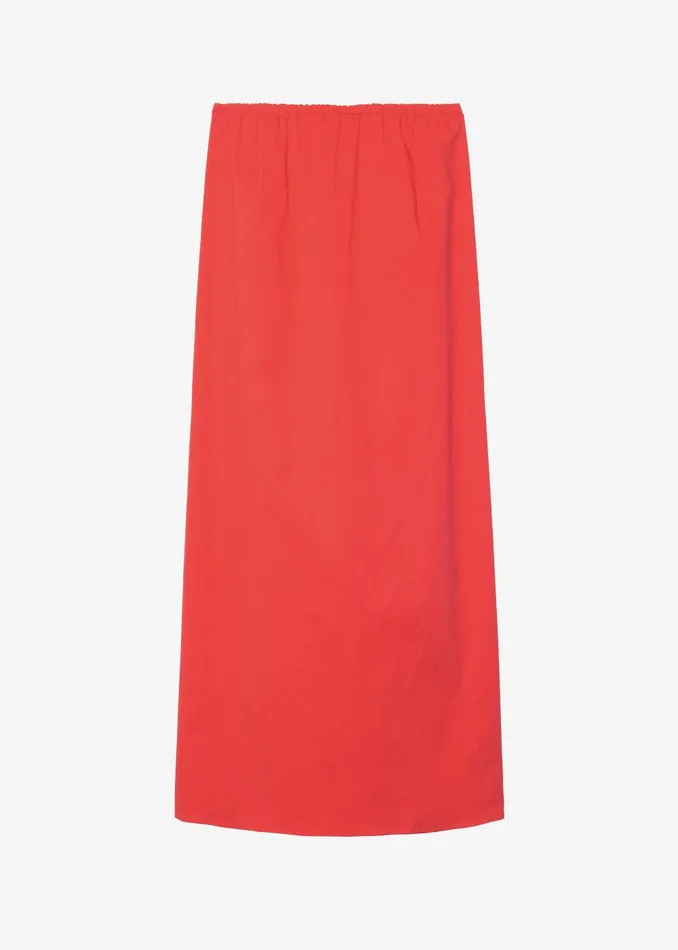Women Alva Midi Skirt 8211 Red The Frankie Shop Bottoms