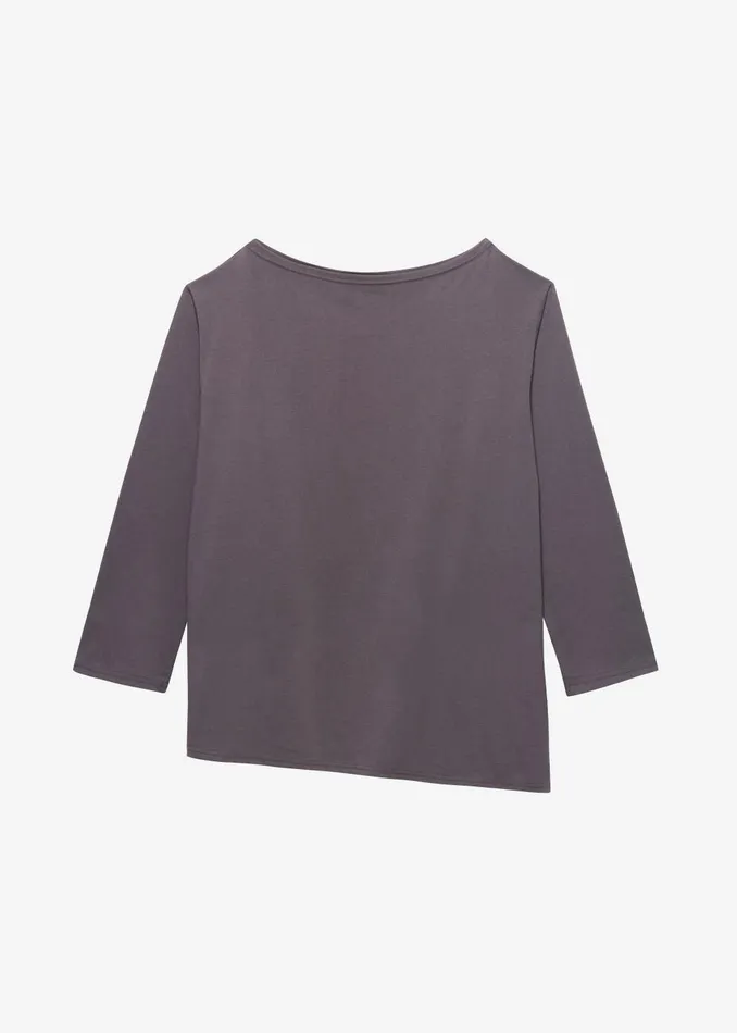Women Apollo Long Sleeve Tee 8211 Charcoal The Frankie Shop Tops