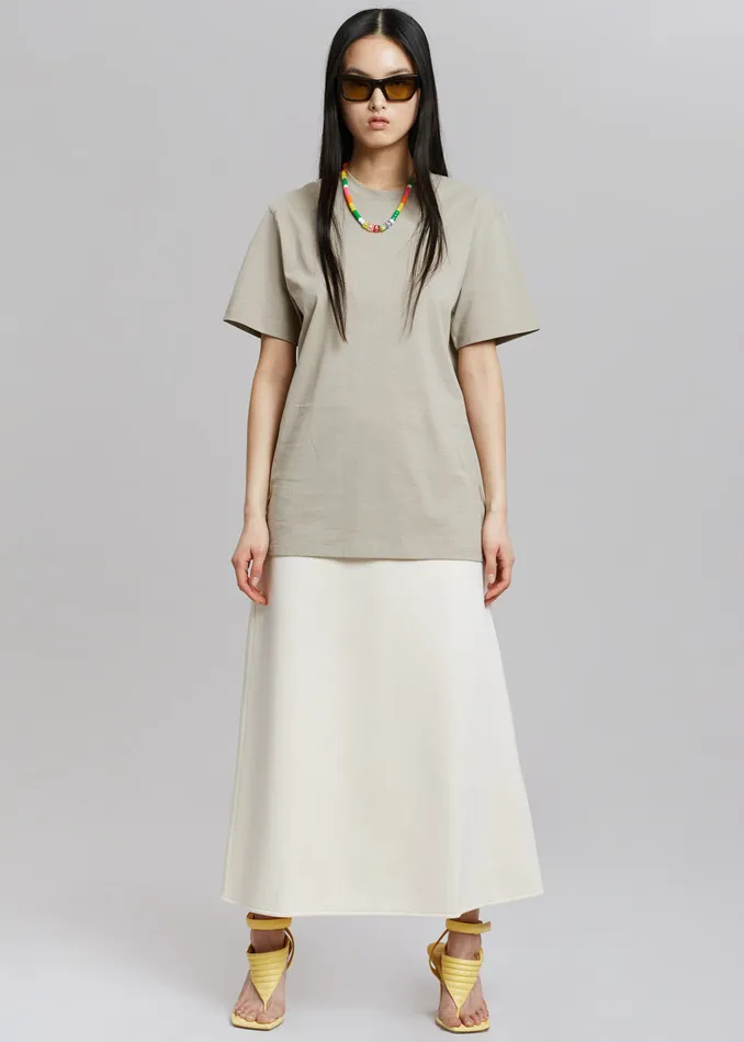Women Azaro Tee 8211 Beige The Frankie Shop Tops