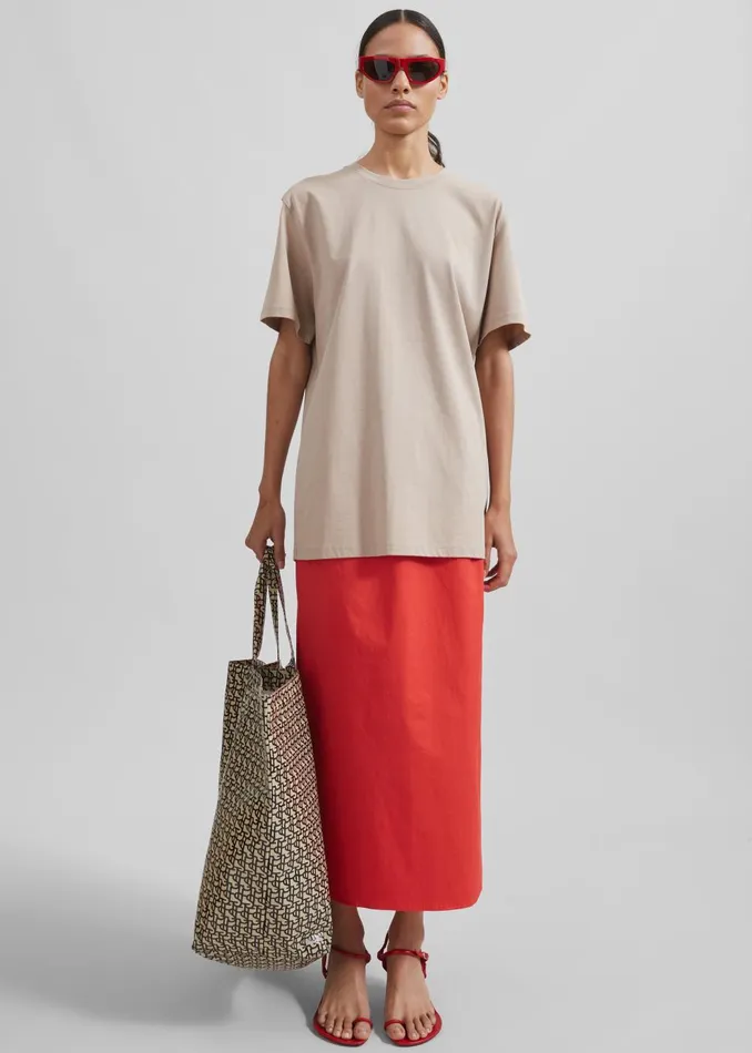 Women Azaro Tee 8211 Beige The Frankie Shop Tops