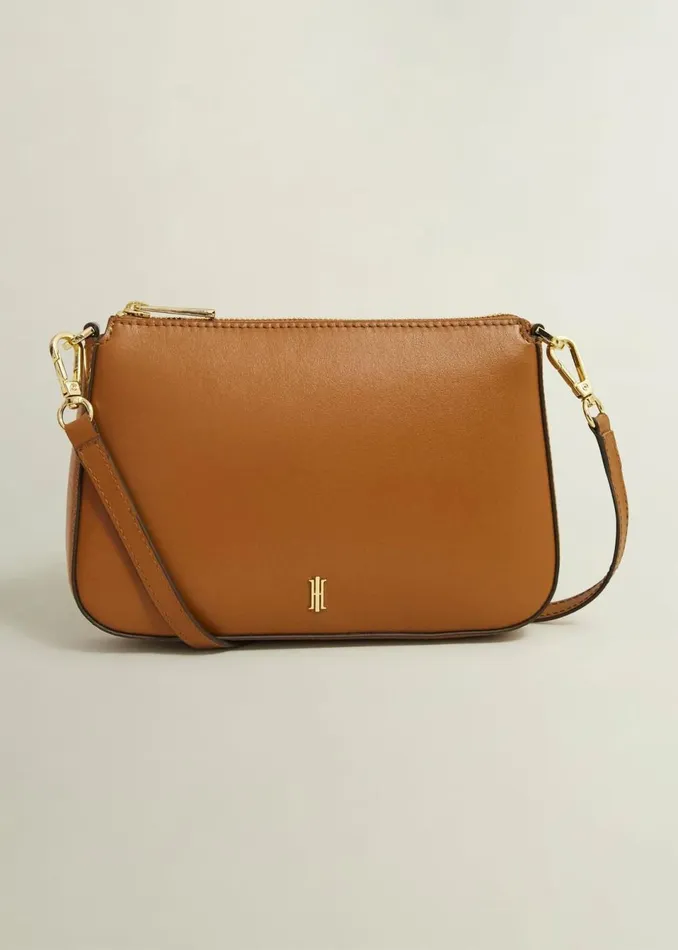 Women Bags Hobbs Briella Leather Crossbody Bag Tan