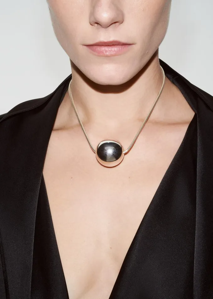 Women Beaufille Globe Necklace 8211 Silver The Frankie Shop