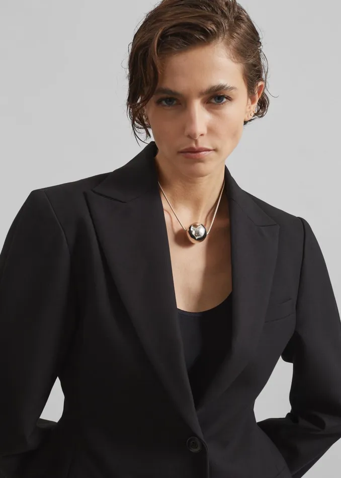 Women Beaufille Globe Necklace 8211 Silver The Frankie Shop