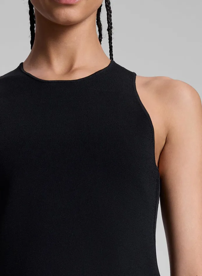 Women Belle Compact Knit Top Black ALC Tees and Tanks
