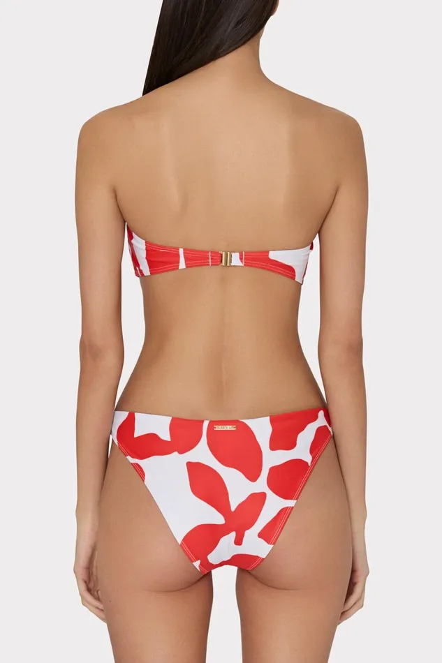 Women Bikinis Milly Grand Foliage Bikini Top Redwhite Women Bikinis Milly Grand Foliage Bikini Top Redwhite