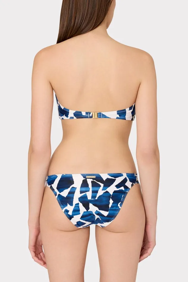 Women Bikinis Milly Ocean Puzzle Bandeau Top Navy Multi Women Bikinis Milly Ocean Puzzle Bandeau Top Navy Multi