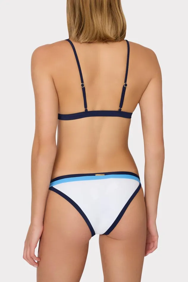 Women Bikinis Milly Positano Color Block Bikini Bottom Navy Multi Women Bikinis Milly Positano Color Block Bikini Bottom Navy Multi