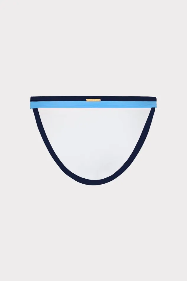 Women Bikinis Milly Positano Color Block Bikini Bottom Navy Multi Women Bikinis Milly Positano Color Block Bikini Bottom Navy Multi