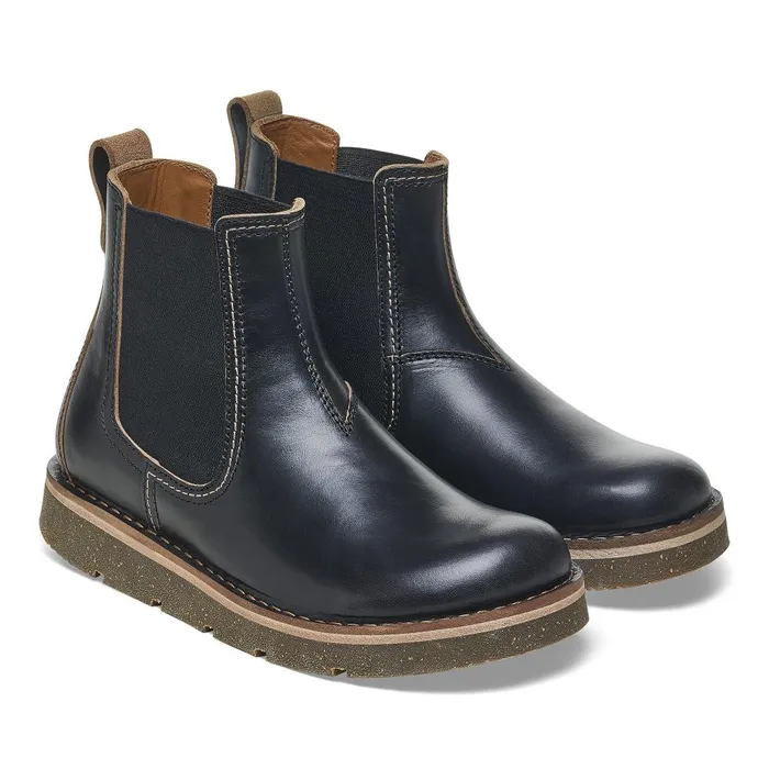 Women Birkenstock Boots Birmingham Slip Black