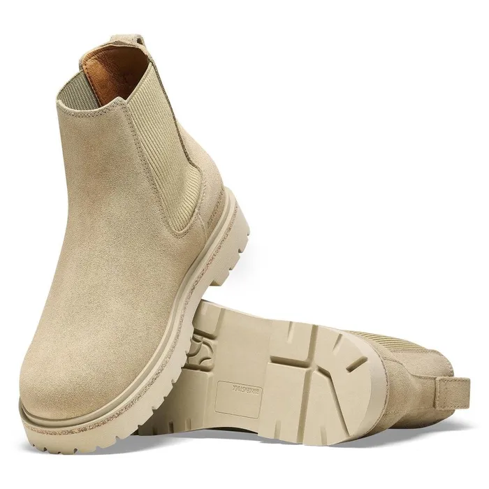 Women Birkenstock Boots Highwood Slip Taupe