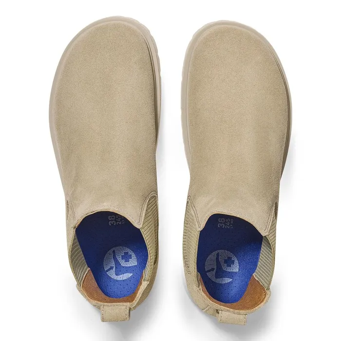 Women Birkenstock Boots Highwood Slip Taupe