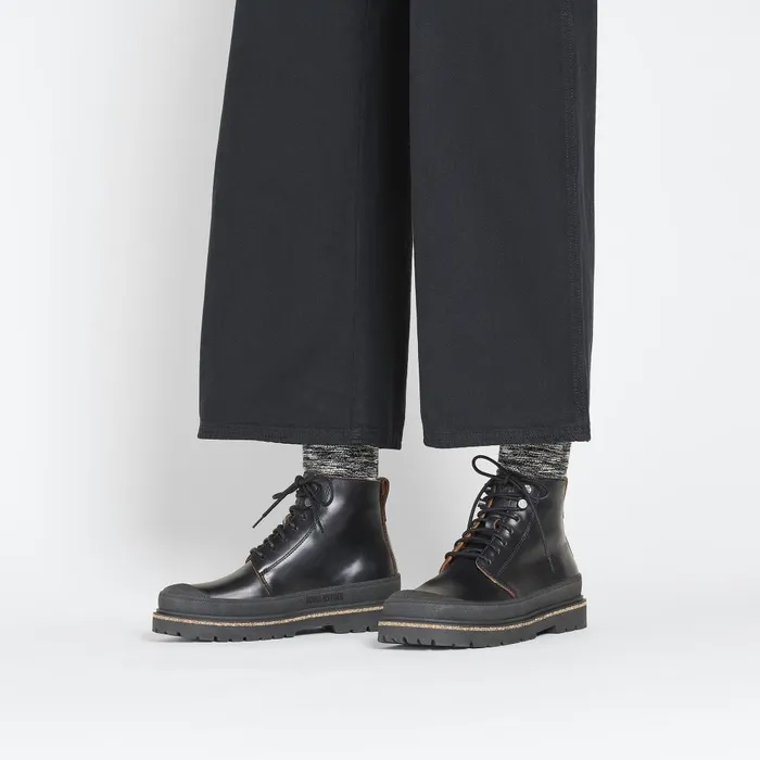 Women Birkenstock Boots Prescott Lace Black