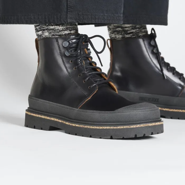 Women Birkenstock Boots Prescott Lace Black