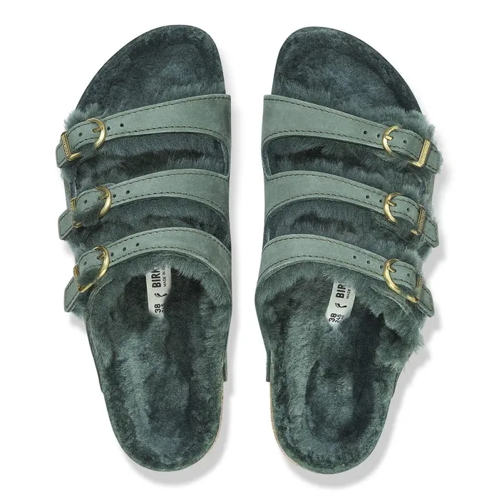 Women Birkenstock MultiStrap Florida Shearling Thyme