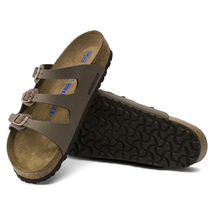 Women Birkenstock MultiStrap Florida Soft Footbed Mocha