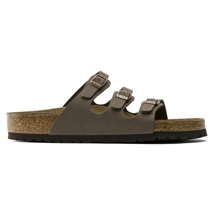 Women Birkenstock MultiStrap Florida Soft Footbed Mocha