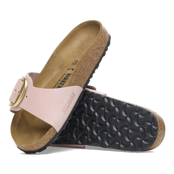 Women Birkenstock OneStrap Madrid Big Buckle Soft Pink