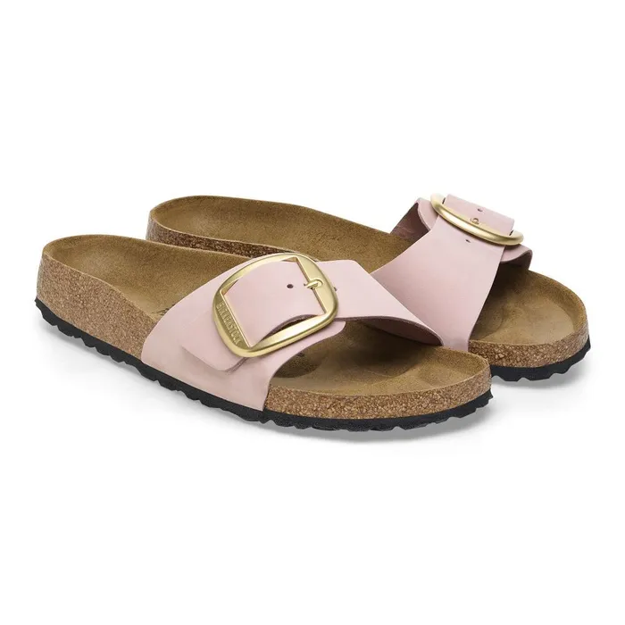 Women Birkenstock OneStrap Madrid Big Buckle Soft Pink