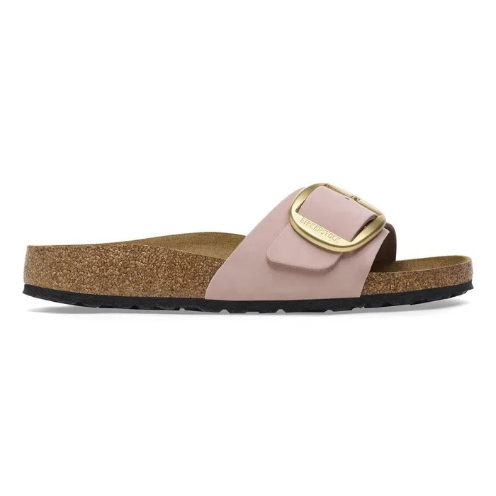 Women Birkenstock OneStrap Madrid Big Buckle Soft Pink