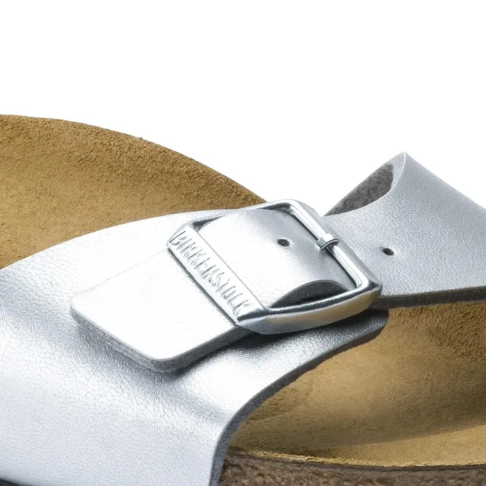 Women Birkenstock OneStrap Madrid Silver