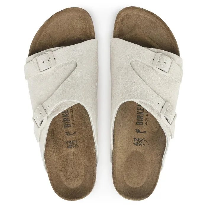 Women Birkenstock OneStrap Zrich Antique White