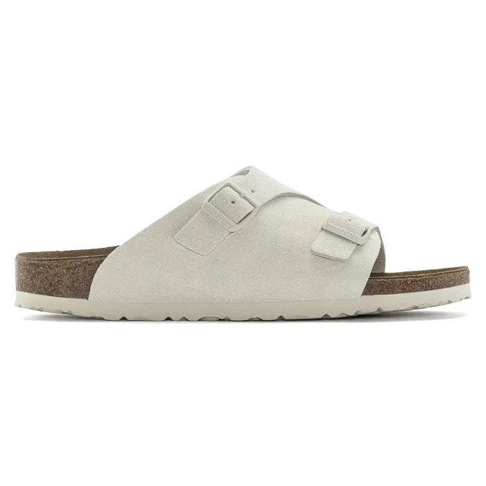 Women Birkenstock OneStrap Zrich Antique White