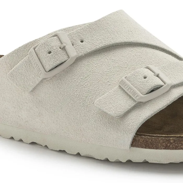 Women Birkenstock OneStrap Zrich Antique White