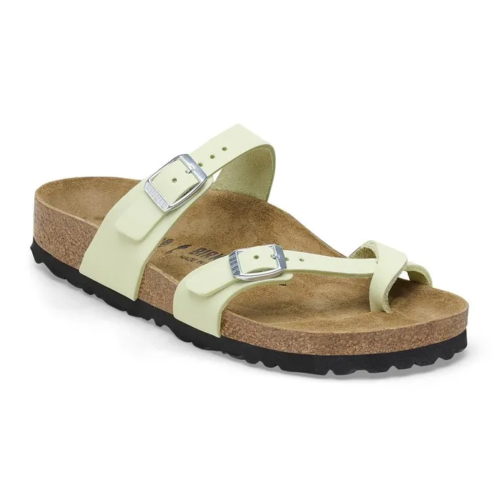 Women Birkenstock Thong Mayari Faded Lime