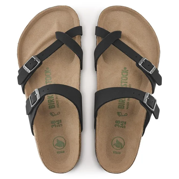Women Birkenstock Thong Mayari Vegan Black