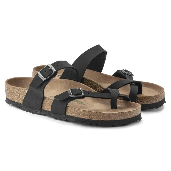 Women Birkenstock Thong Mayari Vegan Black