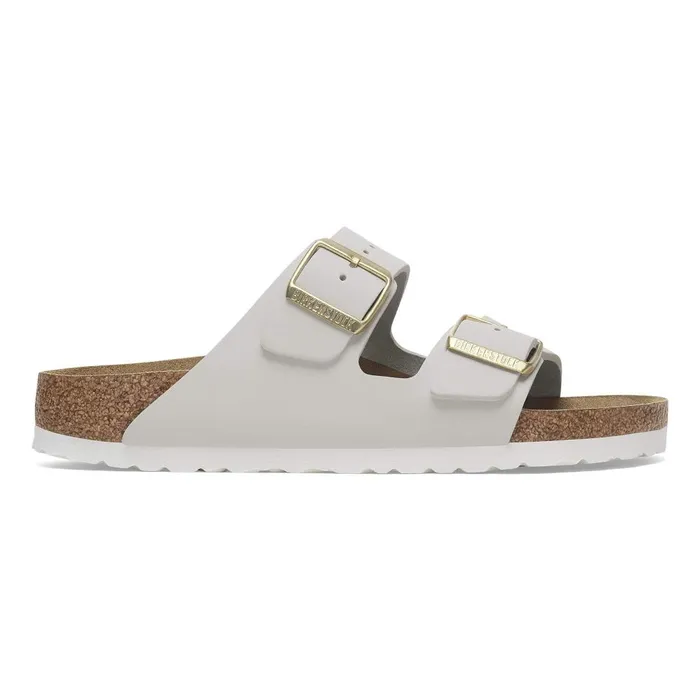 Women Birkenstock TwoStrap Arizona Antique White