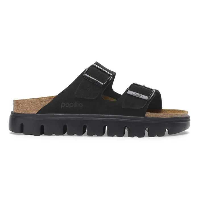 Women Birkenstock TwoStrap Arizona Platform Blackblack