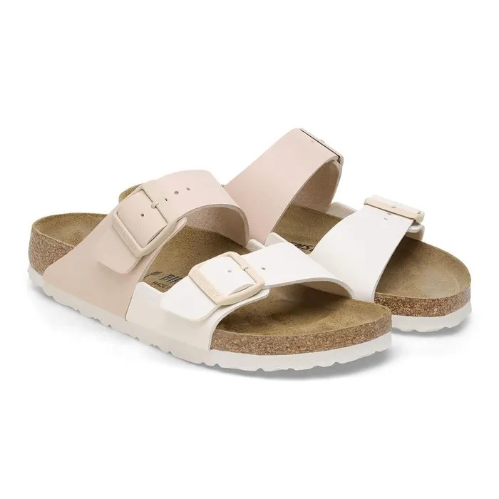 Women Birkenstock TwoStrap Arizona Split Eggshellnew Beige