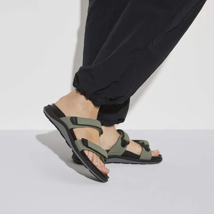 Women Birkenstock TwoStrap Sahara Futura Khaki