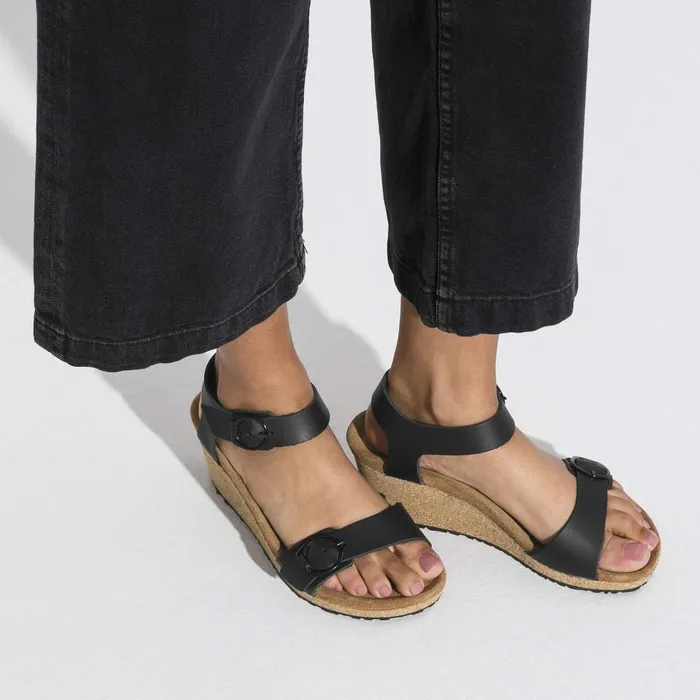 Women Birkenstock TwoStrap Soley Black
