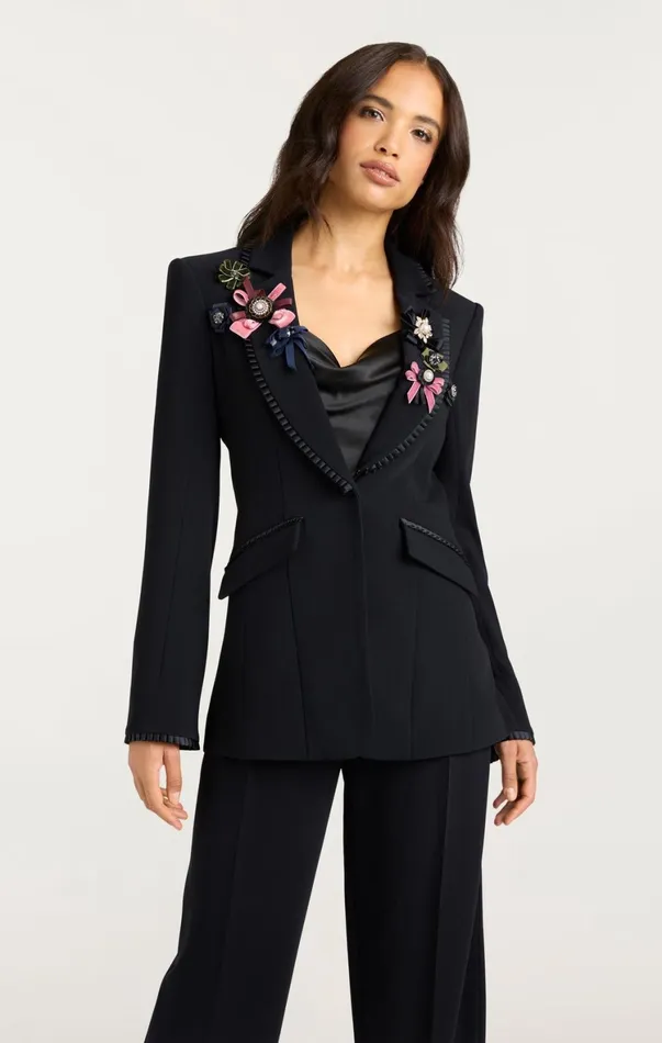 Women Blazers Cinq Sept Jaden Blazer Blackmulti