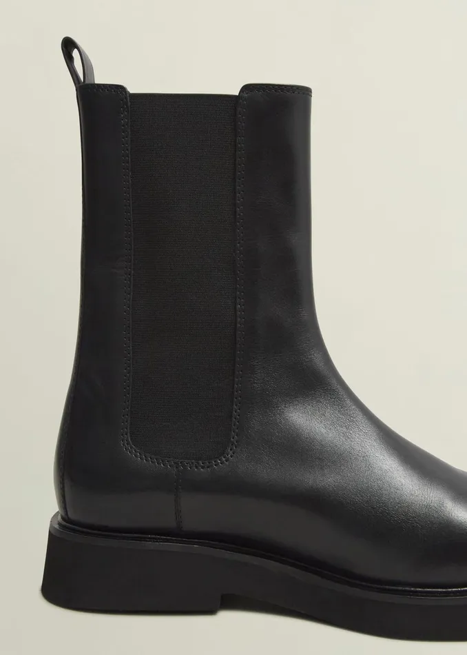 Women Boots Hobbs Sawyer Leather Chelsea Boots Black