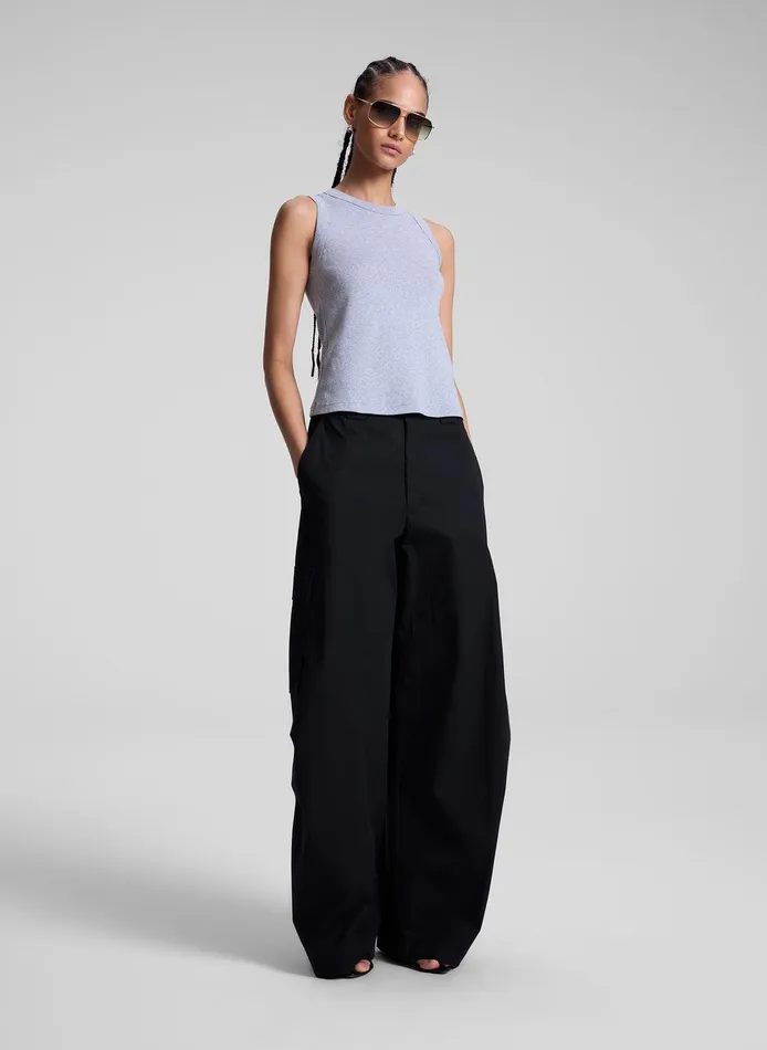 Women Brie Cotton Cargo Pant Black ALC Bottoms