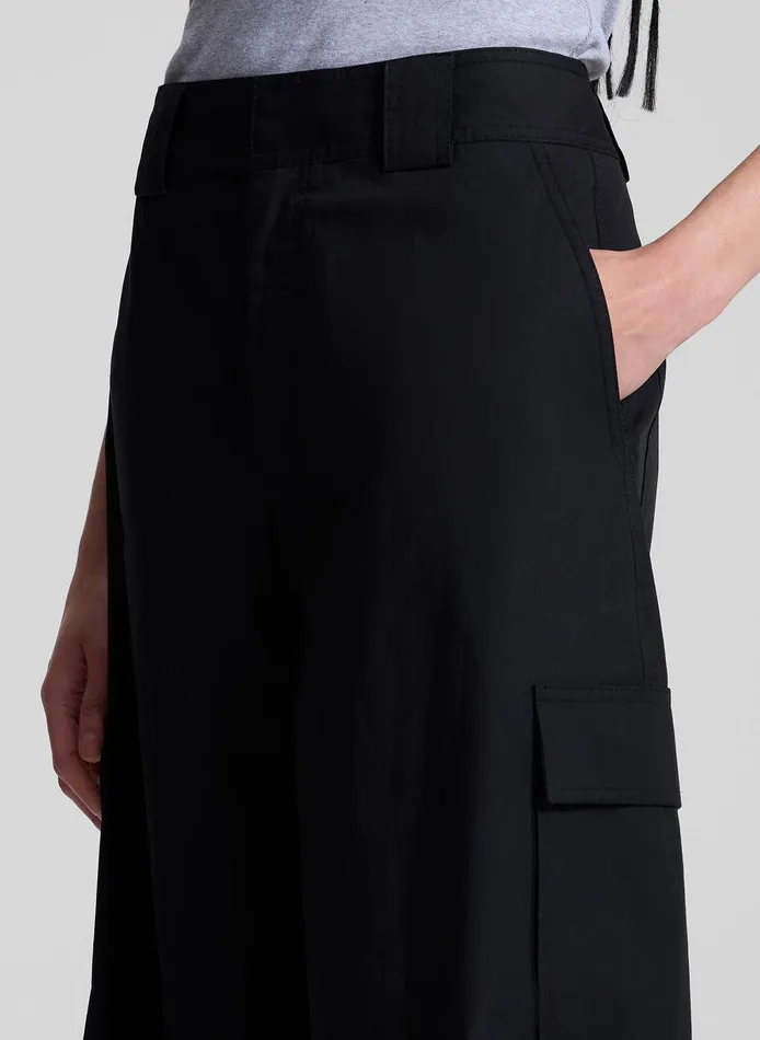 Women Brie Cotton Cargo Pant Black ALC Bottoms
