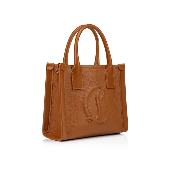 Women By My Side Mini Tote Bag 8211 Grained Calf Leather 8211 Cuoio Christian Louboutin Totes